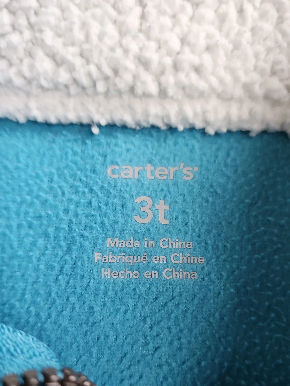 Carters cozy teal